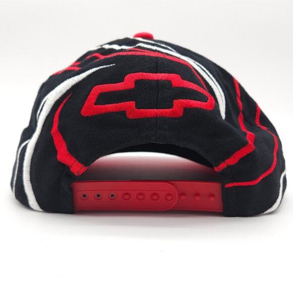 Chevrolet Chevy Racing Snapback Hat Cap‎ Super Sport Nascar All Over Print VTG - Picture 5 of 8